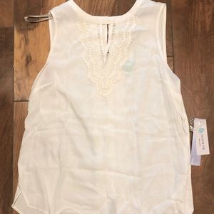 Pale Sky women’s white tank top